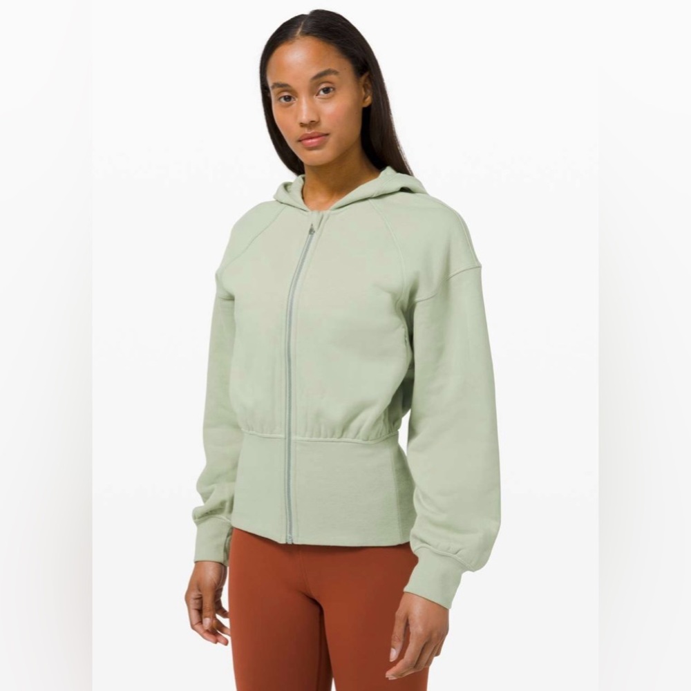 Lululemon Hugged Waist Zip Hoodie Size 8